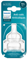 PHILIPS Avent „Anti-colic“ 1m+ čiulptukas, 2 vnt.