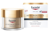 EUCERIN Hyaluron-Filler + Elasticity naktinis  veido kremas, 50 ml