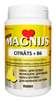 VITABALANS Magnijs Citrāts 375 mg + B6 Chew kramtomosios tabletės, 100 vnt.