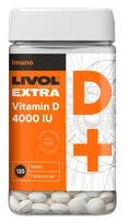 LIVOL  Extra Vitamin D 4000IU tabletės, 120 vnt.