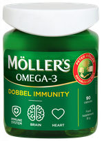 MOLLERS Dobbel Immunity kapsulės, 90 vnt.