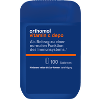 ORTHOMOL Vitamin C Depo tabletės, 100 vnt.