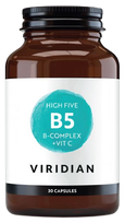 VIRIDIAN B5 B-Complex + Vit C kapsulės, 30 vnt.