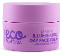 ECOFORIA Lavender Clouds Lamellar Illuminating Day veido kremas, 50 ml