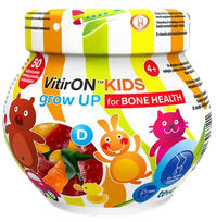 VITIRON Kids Grown UP (4+y.o..) for bone health kramtomosios pastilės, 50 vnt.