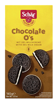 SCHAR Chocolate O's be glitimo sausainiai, 165 g