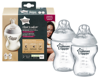 TOMMEE TIPPEE Natural Start su sterilizavimo funkcija buteliukai, 2 vnt.