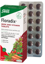 FLORADIX  geležies ir vitaminų kompleksas, tabletės, 84 vnt.