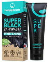 HAPPYBRUSH SuperBlack dantų pasta, 75 ml