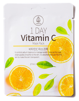 MEDB su vitaminu C, lakštinė  veido kaukė, 27 g