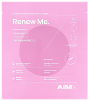 AIMX Renew Me „Anti-aging“ su peptidais ir kolagenu veido kaukė, 1 vnt.