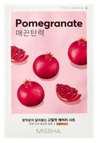 MISSHA Airy Fit Pomegranate, su granatų ekstraktu veido kaukė, 19 g