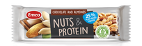 EMCO Chocolate And Almonds Nuts & Protein batonėlis, 40 g