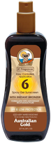 AUSTRALIAN GOLD SPF 6 purškiamas apsauginis su bronzantais purškalas, 237 ml