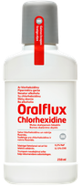 ORALFLUX ChloreHexidine švelnaus mėtų skonio burnos skalavimo skystis, 250 ml