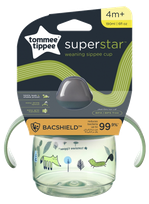 TOMMEE TIPPEE Weaning Sippee, 4m+, žalias mokymosi puodelis, 190 ml