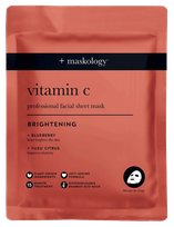 MASKOLOGY  With Vitamin C veido kaukė, 22 ml