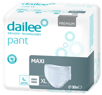 DAILEE Premium Maxi XL sauskelnės-kelnaitės, 10 vnt.