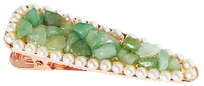 CRYSTALLOVE Aventurine plaukų segtukas, 1 vnt.