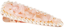 CRYSTALLOVE Rose Quartz plaukų segtukas, 1 vnt.