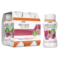 NESTLE Resource 2.0 Fibre miško uogų skonio gėrimas, 200 ml, 4 vnt.