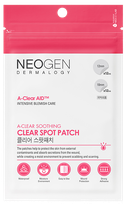 NEOGEN Dermalogy A-Clear Soothing Clear Spot Patch uždegimą absorbuojantys pleistrai, 24 vnt.