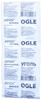 JONAX aktyvintos anglies tabletės, 10 vnt.