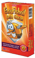 EASY FISHOIL Beta Glucan Fish oil guminukai, 30 vnt.