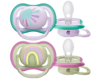 PHILIPS Avent Ultra Air 0-6 m čiulptukas, 2 vnt.