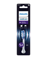 PHILIPS Sonicare Prem.Gum Care (baltas) elektrinių dantų šepetėlių galvutės, 2 vnt.