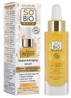 SO BIO ETIC Argan Global Anti-Aging serumas, 30 ml