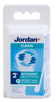 JORDAN Clean elektrinių dantų šepetėlių galvutės, 2 vnt.