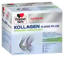 DOPPELHERZ System Kollagen 11.000 Plus	 kolagenas, 30 vnt.