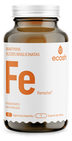 ECOSH bioaktyvi Geležis Ferrochel 27 mg kapsulės, 90 vnt.