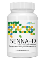 SENNA-D SENNA-D tabletės, 100 vnt.
