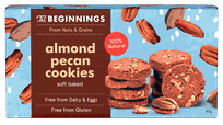 THE BEGINNINGS Migdoliniai su pekaninėmis karijomis sausainiai, 80 g