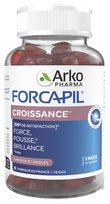 FORCAPIL Croissance vitaminų B ir C, cinko ir seleno kompleksas pastilės, 60 vnt.