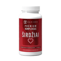 SAPIENS Premium Heart Complex kapsulės, 60 vnt.