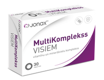 JONAX multivitaminų kompleksas visiems tabletės, 30 vnt.