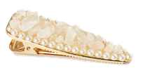 CRYSTALLOVE Clear Quartz plaukų segtukas, 1 vnt.