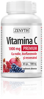 ZENYTH Vitamina C 1000mg Premium kapsulės, 60 vnt.
