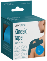 JNX ORTO 5 cm x 5 m (blue) kineziologinė juosta, 1 vnt.