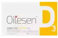 OILESEN  D3 1000SV minkštos gelio kapsulės, 80 vnt.