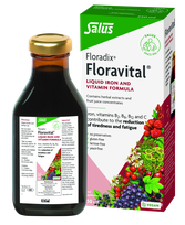 FLORADIX  skystosios geležies formulė su vitaminais, skystis, 250 ml