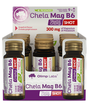 OLIMP LABS Chela-Mag B6 Cramp Shot (25 ml) ampulės, 9 vnt.