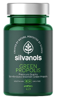 SILVANOLS  PREMIUM Green propolis kapsulės, 60 vnt.