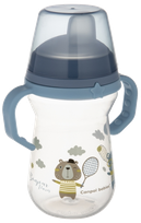CANPOL BABIES FirstCup Bonjour Paris 6mėn+ mėlynas puodeliai su rankenomis, 250 ml