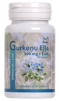 APTIEKAS PRODUKCIJA su gurkšnių sėklų aliejumi su vitaminu E kapsulės, 60 vnt.