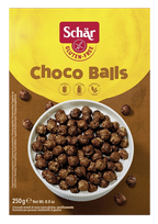 SCHAR Choco Balls be glitimo dribsniai, 250 g