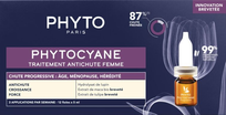PHYTO Anti-Hair Loss procedūra nuo plaukų slinkimo moterims,  ampulės, 12 vnt.